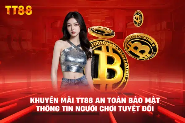 Khuyến mãi TT88 an toàn bảo mật thông tin người chơi tuyệt đối