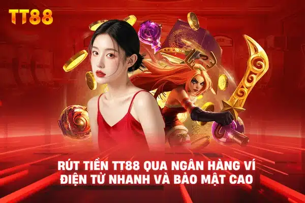 Rút tiền TT88 qua ngân hàng ví điện tử nhanh và bảo mật cao